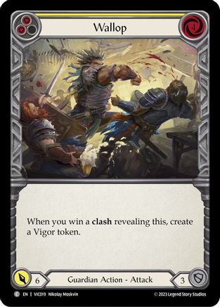 Wallop (Yellow) [VIC019] (Heavy Hitters Victor Blitz Deck)-1