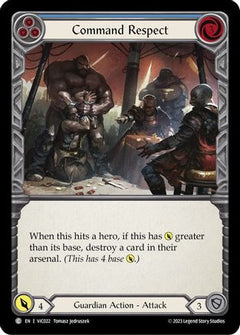 Command Respect (Blue) [VIC022] (Heavy Hitters Victor Blitz Deck)-1
