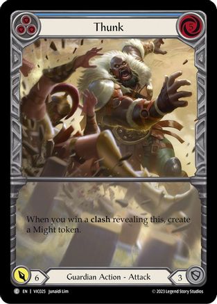 Thunk (Blue) [VIC025] (Heavy Hitters Victor Blitz Deck)-1