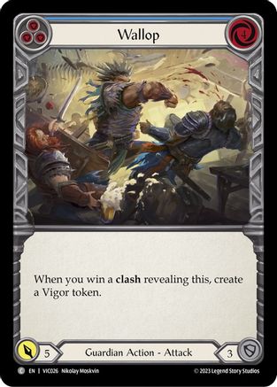 Wallop (Blue) [VIC026] (Heavy Hitters Victor Blitz Deck)-1