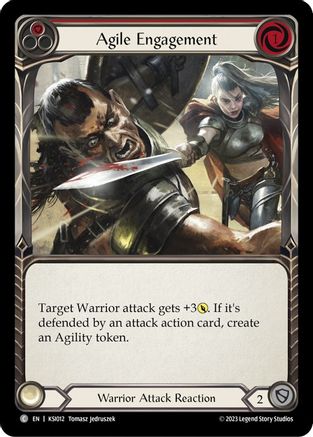 Agile Engagement (Red) [KSI012] (Heavy Hitters Kassai Blitz Deck)-1