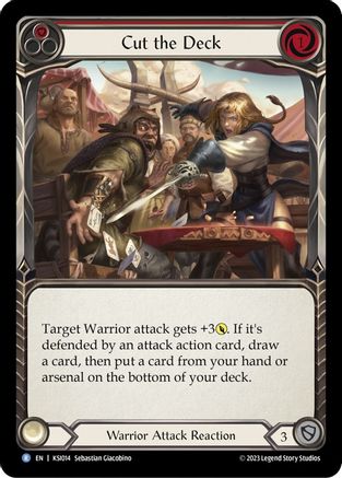 Cut the Deck (Red) [KSI014] (Heavy Hitters Kassai Blitz Deck)-1