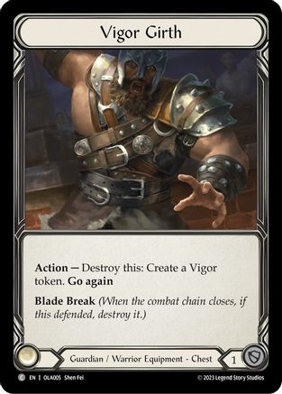 Vigor Girth [OLA005] (Heavy Hitters Olympia Blitz Deck)-1