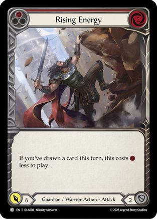 Rising Energy (Red) [OLA008] (Heavy Hitters Olympia Blitz Deck)-1