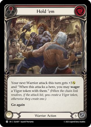 Hold 'em (Red) [OLA017] (Heavy Hitters Olympia Blitz Deck)-1