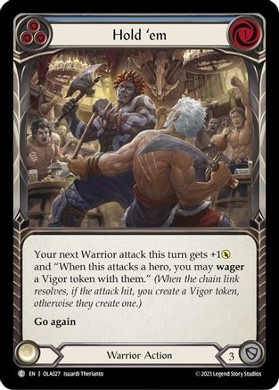 Hold 'em (Blue) [OLA027] (Heavy Hitters Olympia Blitz Deck)-1