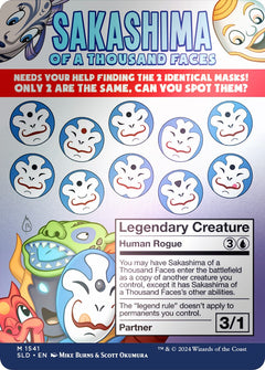 Sakashima of a Thousand Faces (Rainbow Foil) [Secret Lair Drop Series]-2
