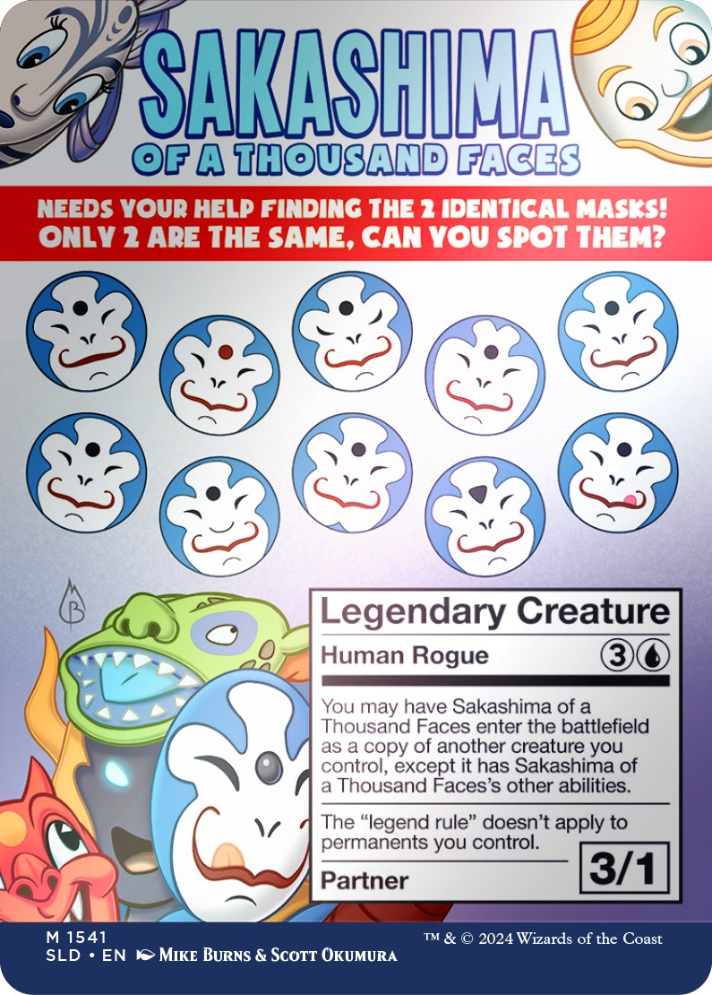 Sakashima of a Thousand Faces (Rainbow Foil) [Secret Lair Drop Series]-2