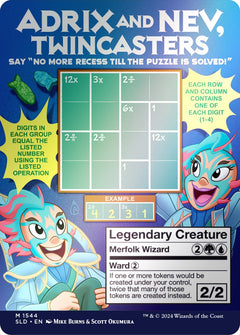 Adrix and Nev, Twincasters (Rainbow Foil) [Secret Lair Drop Series]-2