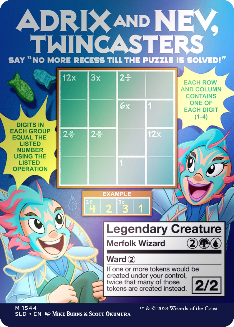 Adrix and Nev, Twincasters (Rainbow Foil) [Secret Lair Drop Series]-2