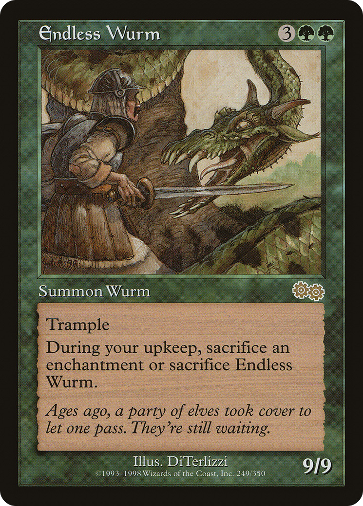 Endless Wurm [Urza's Saga]-1
