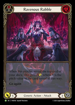 Ravenous Rabble (Red) [FAB190] (Promo)  Rainbow Foil-1