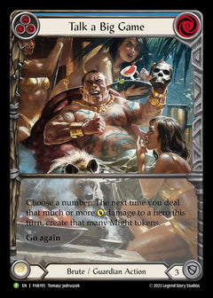 Talk a Big Game [FAB195] (Promo)  Rainbow Foil-1