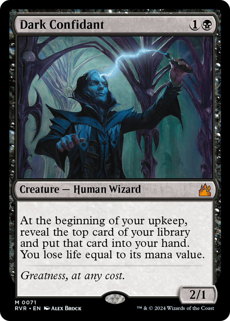 Dark Confidant [Ravnica Remastered]-1