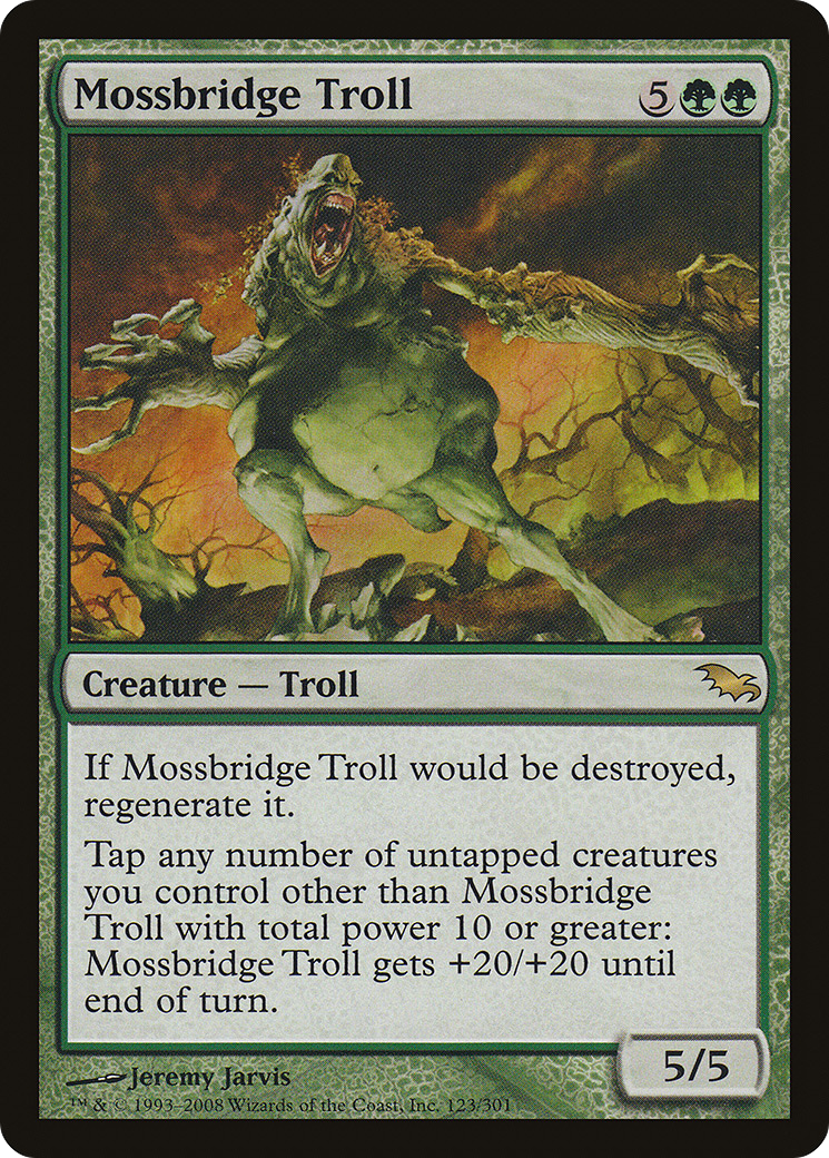 Mossbridge Troll [Shadowmoor]-1