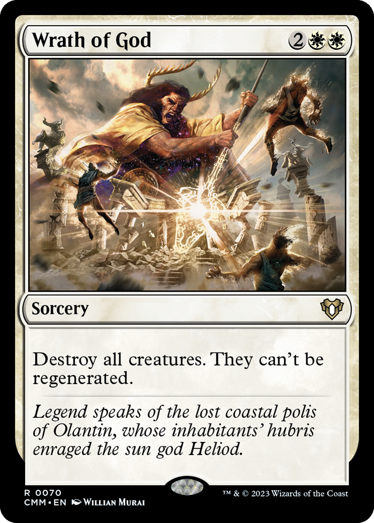 Wrath of God (CMM-070) - Commander Masters Foil-1
