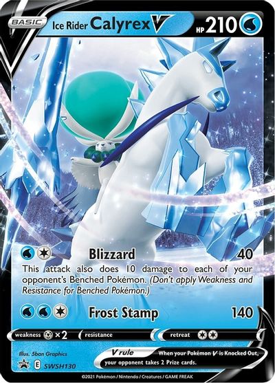Ice Rider Calyrex V (SWSH130) [Sword & Shield: Black Star Promos]-1