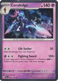 Ceruledge (098/193) (Cosmos Holo) [Scarlet & Violet: Paldea Evolved]-1
