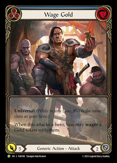 Wage Gold (Blue) [FAB198] (Promo)  Rainbow Foil-1