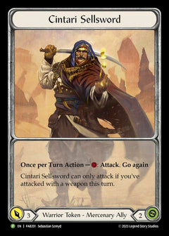 Cintari Sellsword [FAB201] (Promo)  Rainbow Foil-1