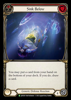 Sink Below (Red) [JDG020] (Promo)  Cold Foil-1