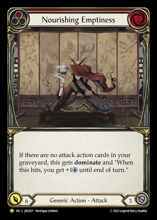 Nourishing Emptiness (Red) [JDG027] (Promo)  Cold Foil-1