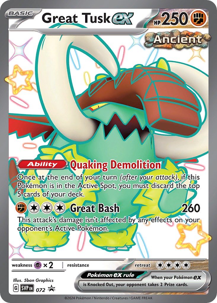 Great Tusk ex (072) [Scarlet & Violet: Black Star Promos]-1