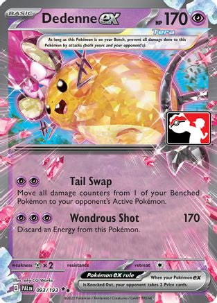 Dedenne ex (093/193) [Prize Pack Series Four]-1
