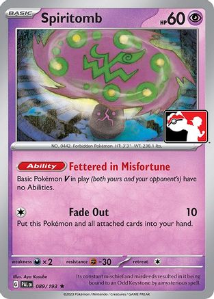 Spiritomb (089/193) [Prize Pack Series Four]-1
