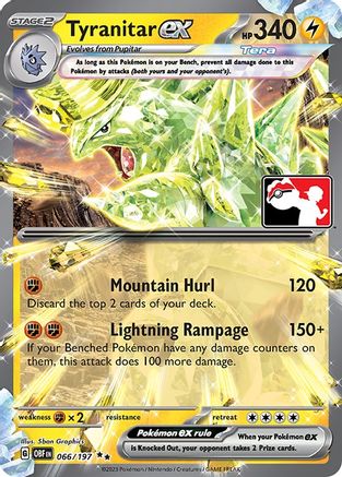 Tyranitar ex (066/197) [Prize Pack Series Four]-1