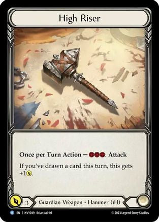 High Riser [HVY049] (Heavy Hitters)  Cold Foil-1
