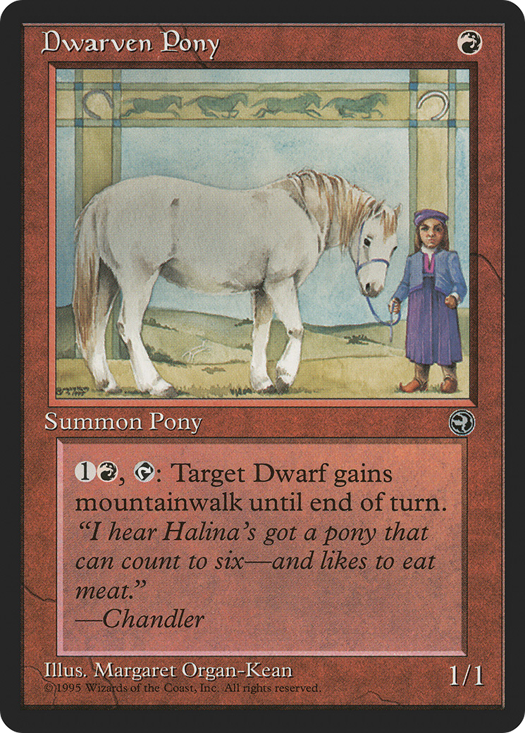 Dwarven Pony [Homelands]-1