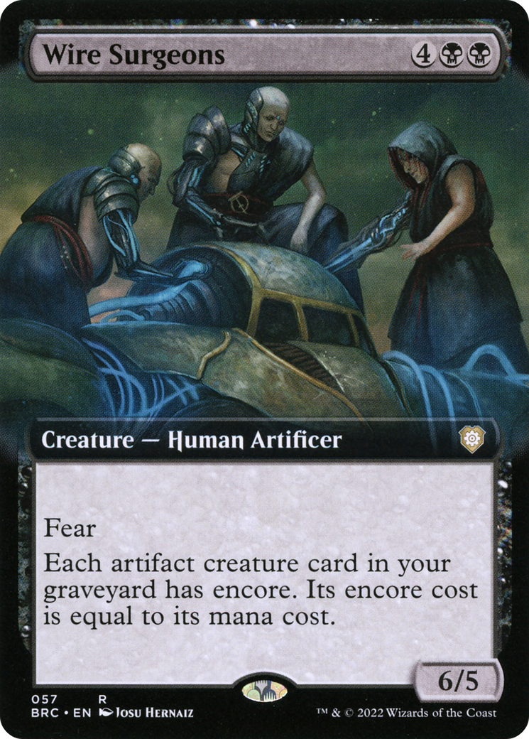 Wire Surgeons (Extended Art) (BRC-057) - The Brothers' War Commander: (Extended Art)-1