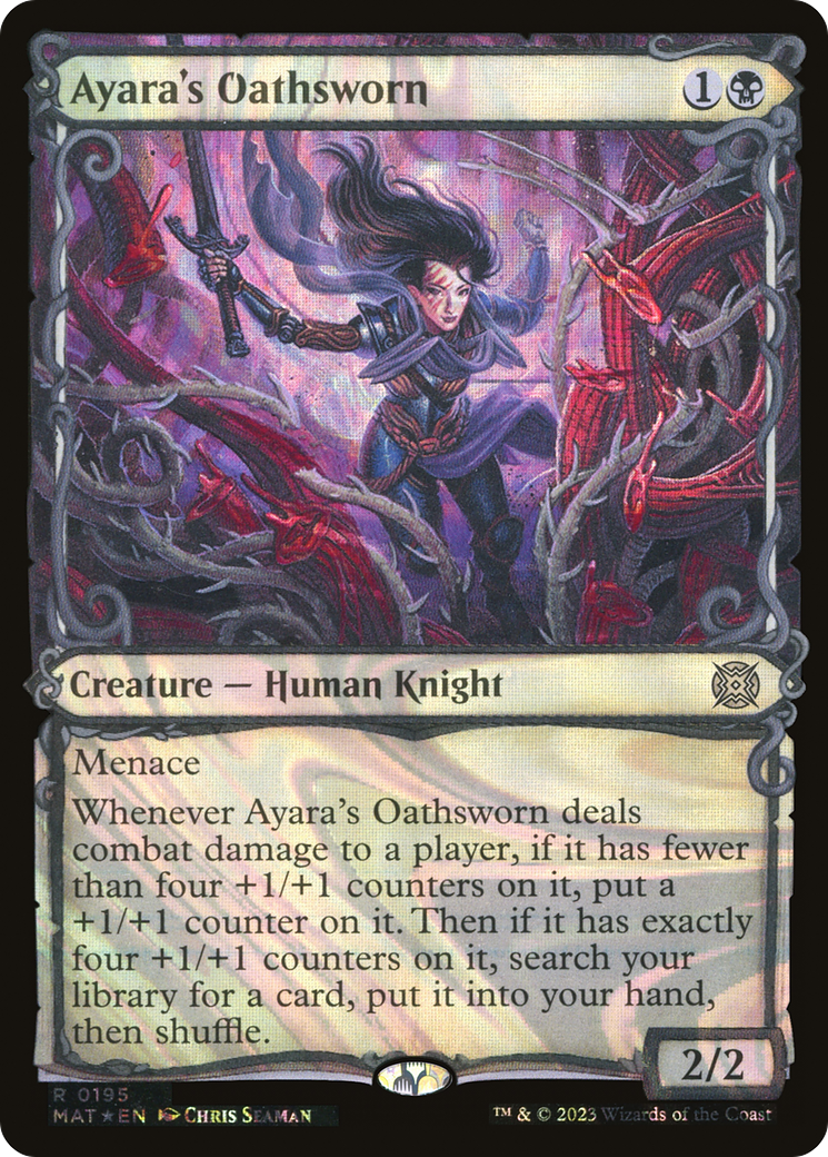 Ayara's Oathsworn (Showcase Halo Foil) [March of the Machine: The Aftermath]-1
