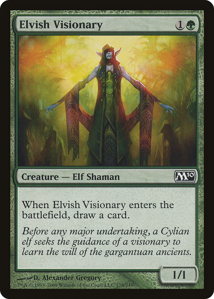 Elvish Visionary [Magic 2010]-1