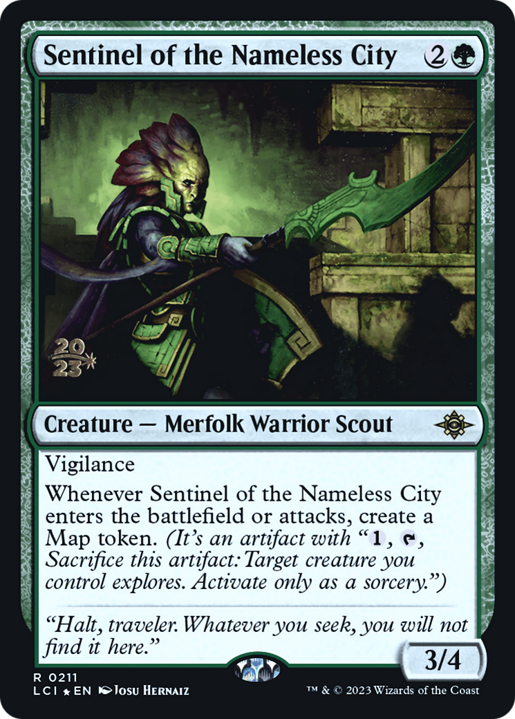 Sentinel of the Nameless City [The Lost Caverns of Ixalan Prerelease Cards]-1