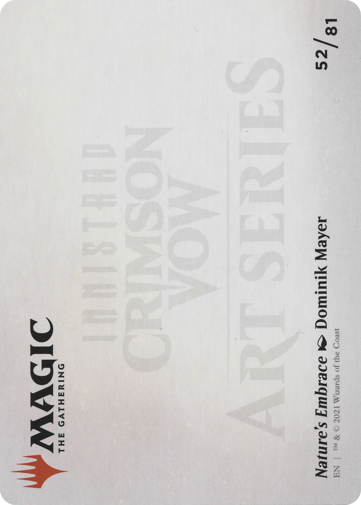 Nature's Embrace // Nature's Embrace (AVOW-052) - Crimson Vow Art Series (Borderless) Foil-2