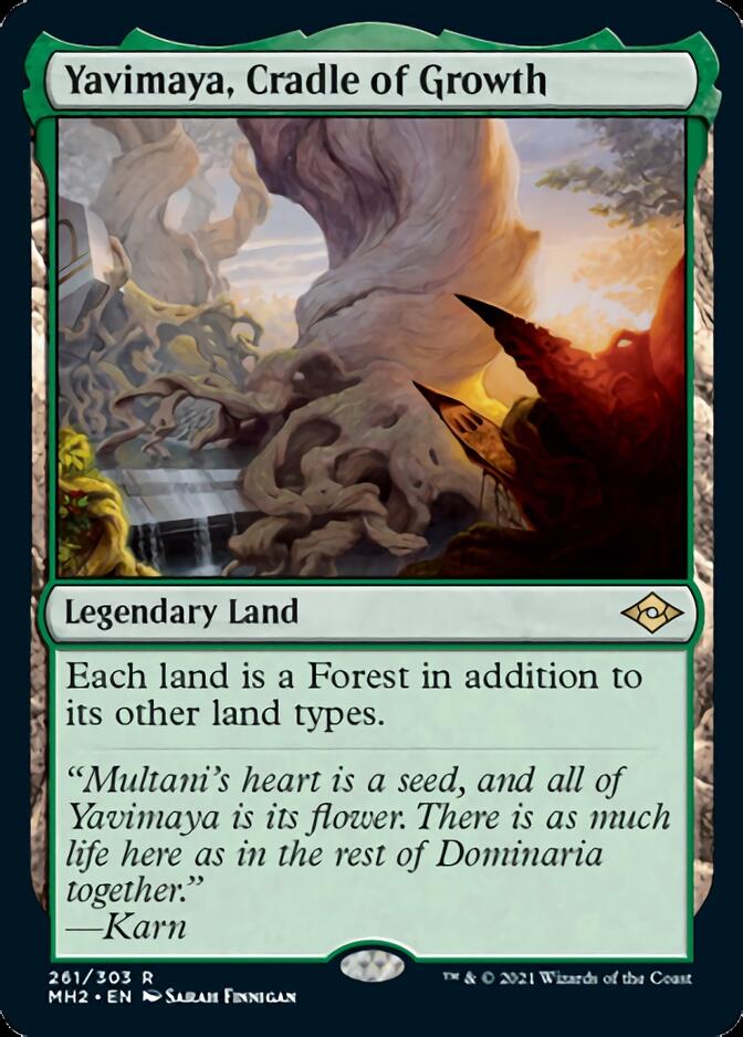 Yavimaya, Cradle of Growth [Modern Horizons 2]-1