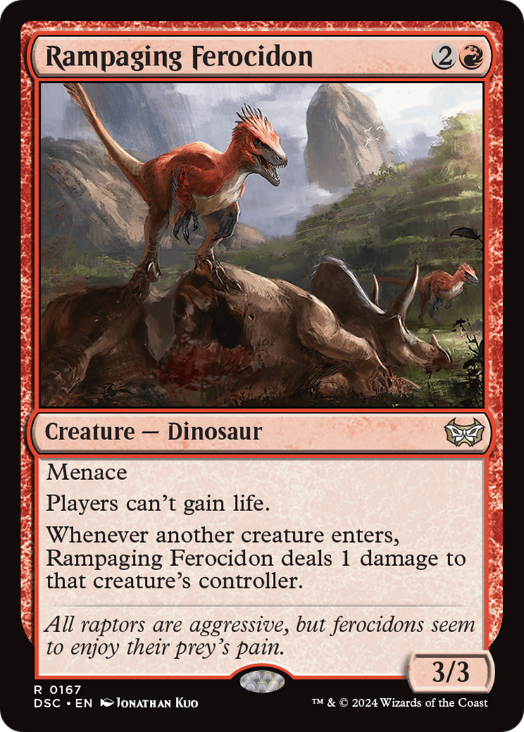 Rampaging Ferocidon [Duskmourn: House of Horror Commander]-1