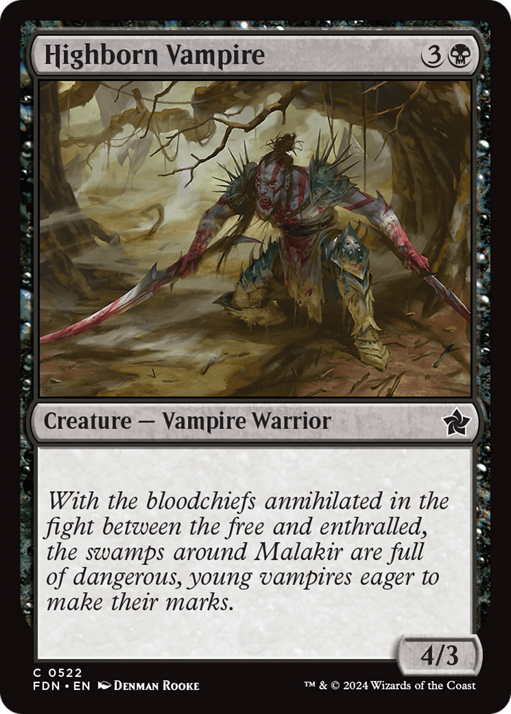 Highborn Vampire [Foundations]-1