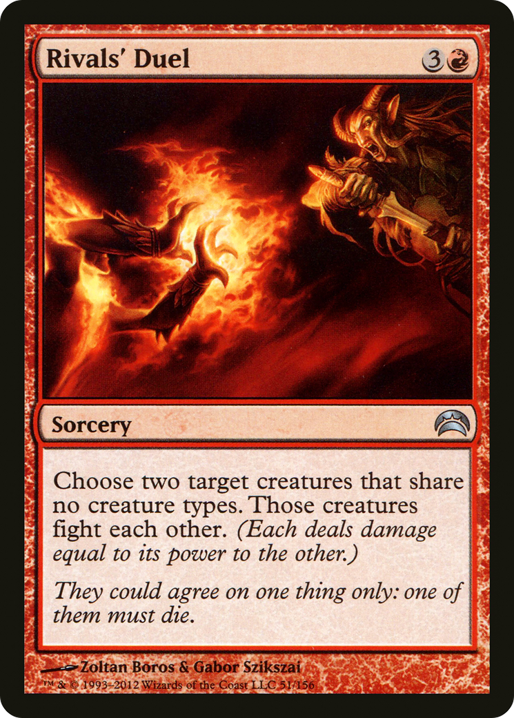 Rivals' Duel (PC2-051) - Planechase 2012 Foil-1