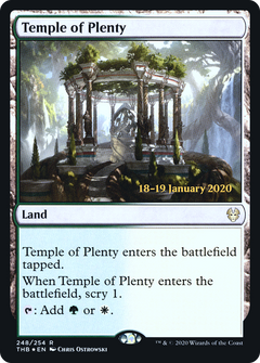 Temple of Plenty [Theros Beyond Death Prerelease Promos]-1