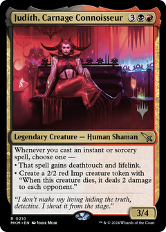 Judith, Carnage Connoisseur (Promo Pack) [Murders at Karlov Manor Promos]-1