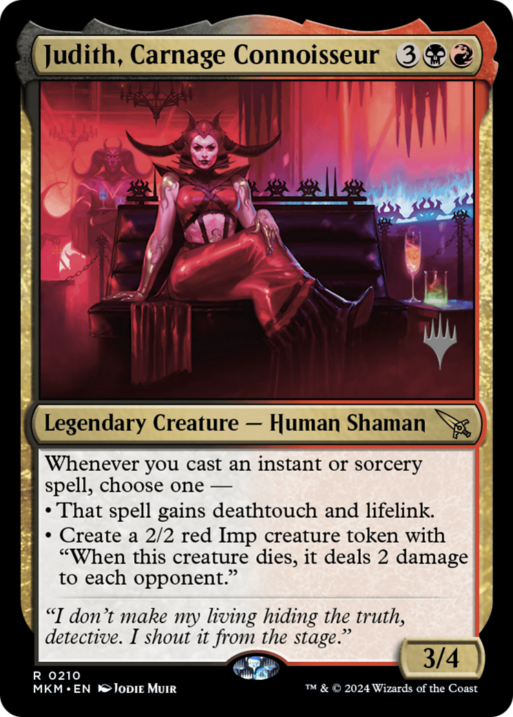 Judith, Carnage Connoisseur (Promo Pack) [Murders at Karlov Manor Promos]-1
