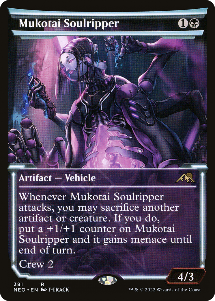 Mukotai Soulripper (Showcase Soft Glow) [Kamigawa: Neon Dynasty]-1