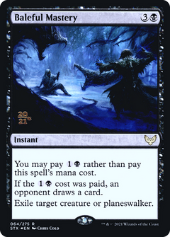 Baleful Mastery [Strixhaven: School of Mages Prerelease Promos]-1