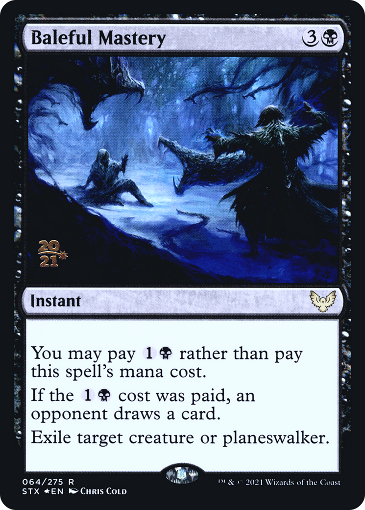 Baleful Mastery [Strixhaven: School of Mages Prerelease Promos]-1
