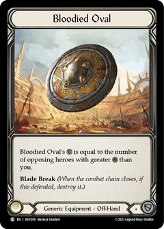 Bloodied Oval [HVY206] (Heavy Hitters)  Cold Foil-1