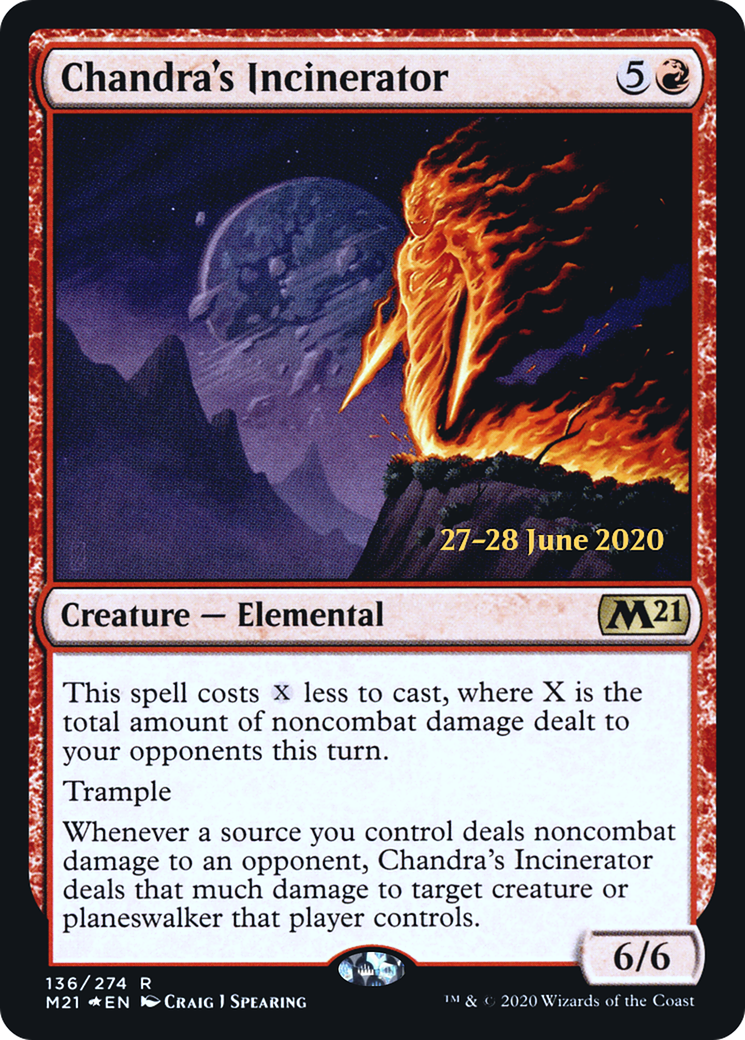 Chandra's Incinerator [Core Set 2021 Prerelease Promos]-1