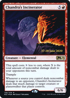 Chandra's Incinerator [Core Set 2021 Prerelease Promos]-1
